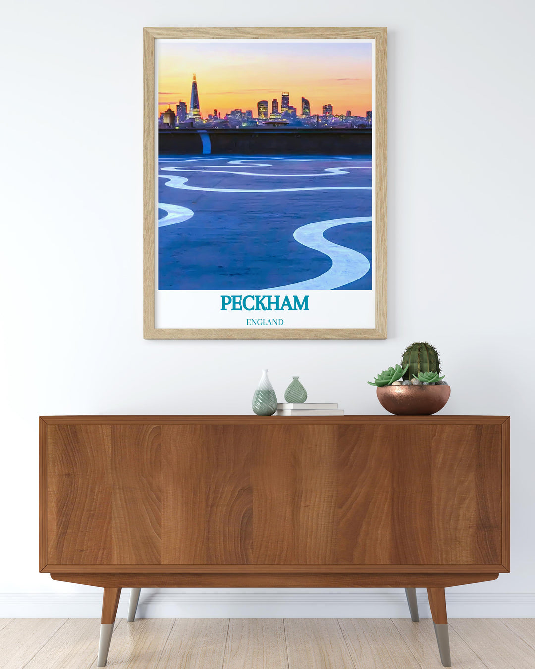 Bold Tendencies at Peckham Multi Storey Car Park stunning living room decor print capturing the artistic energy of Peckham adding a vibrant London scene to your home.