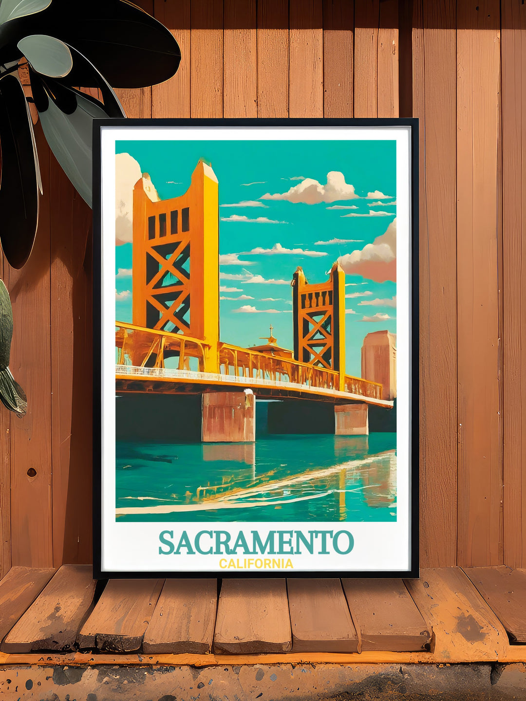 Sacramento Decor featuring a fine line print of the citys street map and Tower Bridge offering a stylish and elegant addition to your home decor an ideal piece for those who appreciate modern art