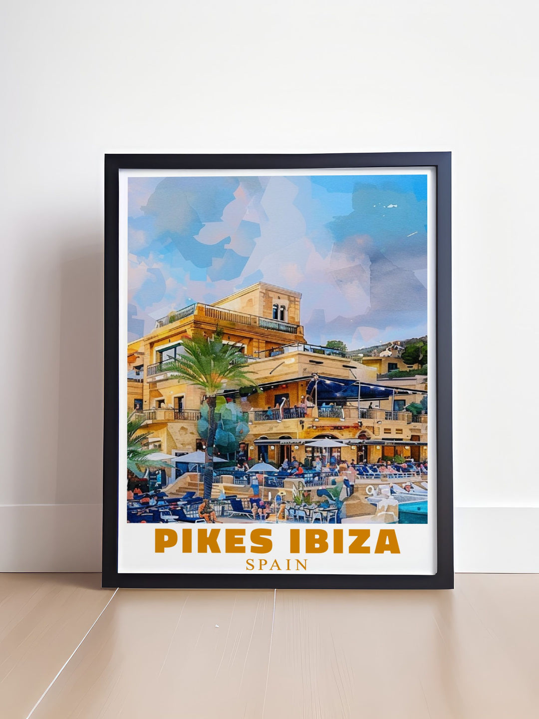 The Pikes Ibiza Print is a versatile piece of art that complements any outdoor area stunning living room decor its vibrant colors and detailed design make it a perfect addition to your home