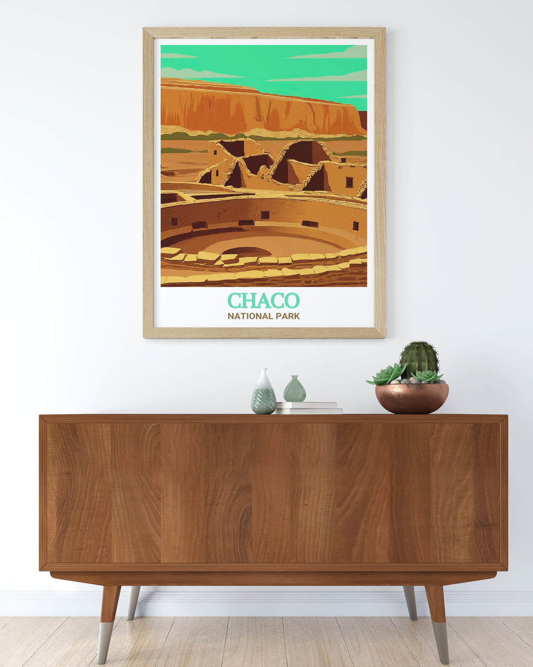 Artistic print of Casa Rinconada in Chaco National Park, showcasing the rich history and diverse landscapes of Argentina. This piece brings a sense of adventure and discovery to your home decor.