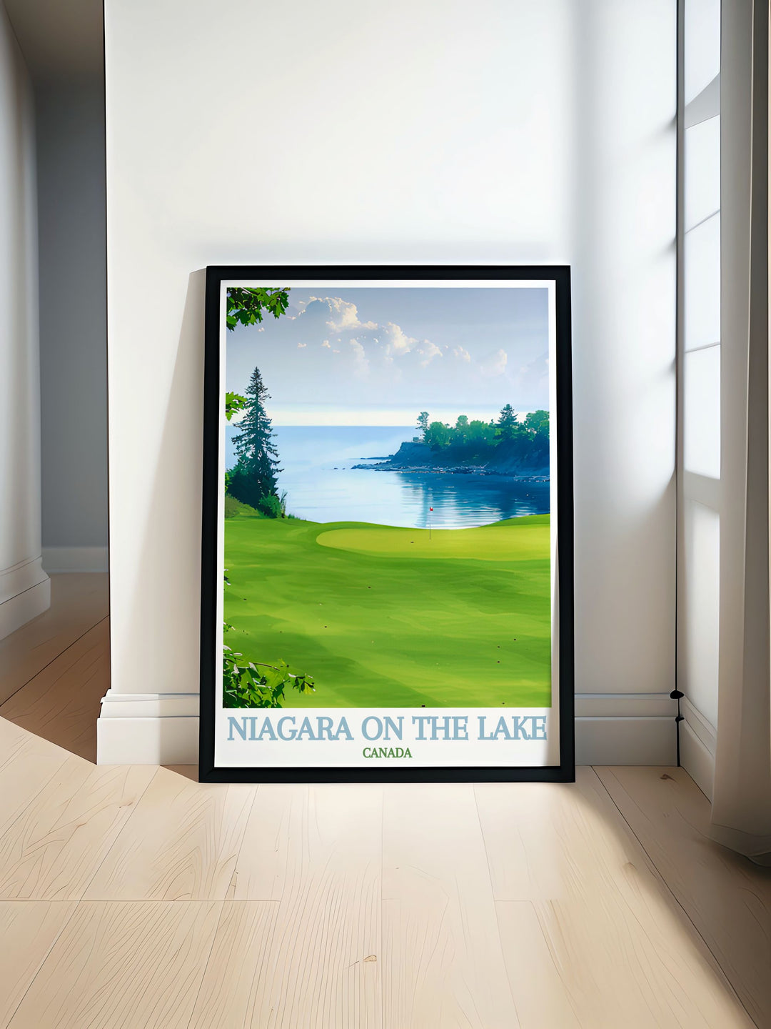 Canada Poster showcasing the serene beauty of Niagara on the Lake Golf Club perfect for enhancing home decor and creating an elegant living space with beautiful wall art that highlights the tranquil scenes of this historic golf club