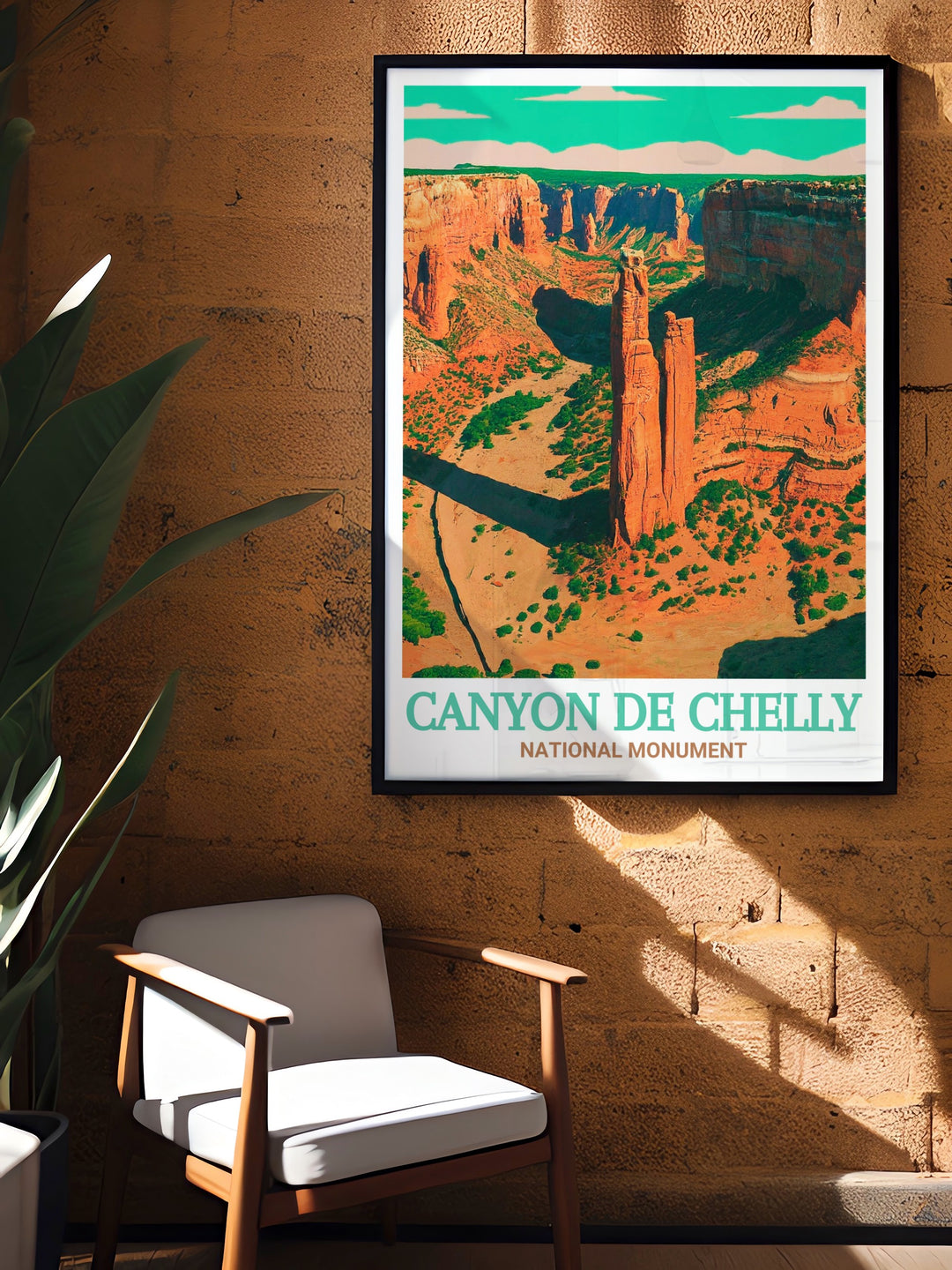 Immerse yourself in the beauty of the American Southwest with this canvas art of Spider Rock in Canyon de Chelly, a formation that has inspired generations with its grandeur and mystery.