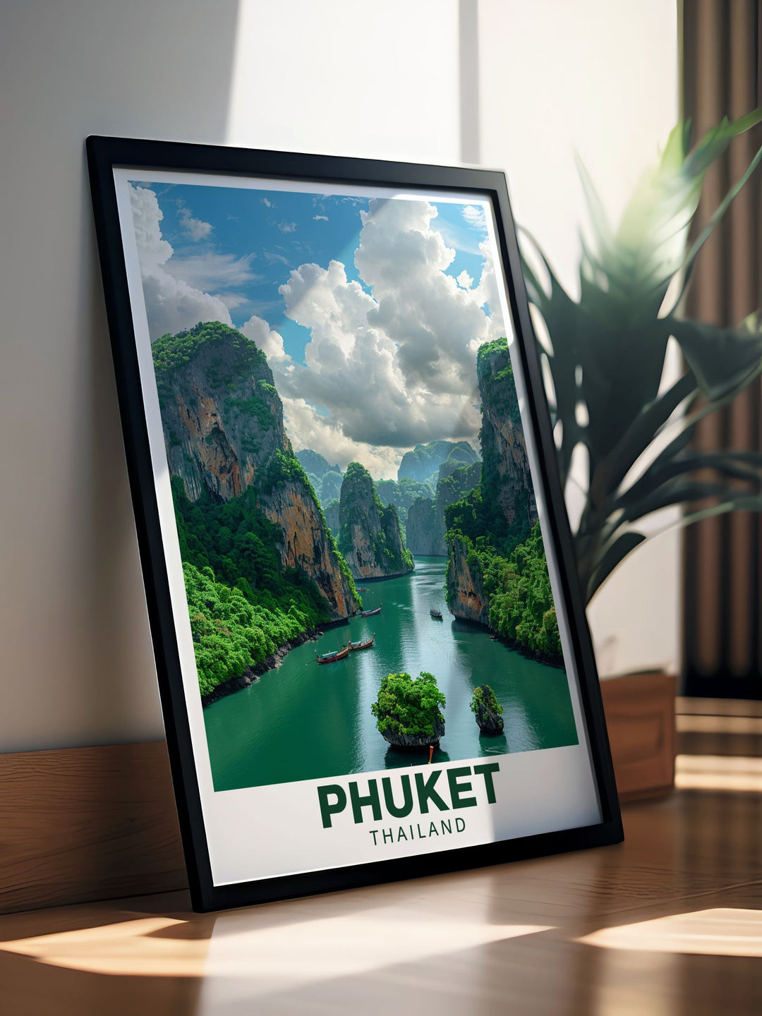High quality Phang Nga Bay wall art capturing the essence of Thailands vibrant beach culture perfect for decorating your home with a touch of tropical paradise and inspiring future travels ideal for gifts and home decor