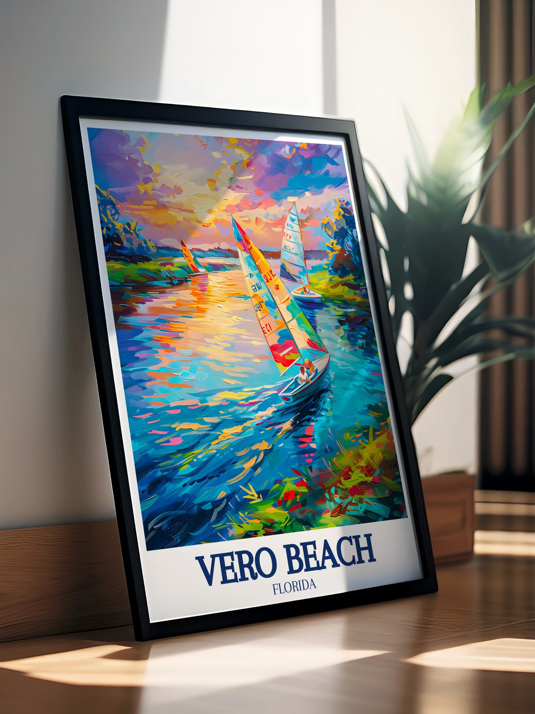 Vero Beach canvas art captures the essence of Floridas coastal life, making it the perfect gift for art lovers and travelers. This artwork features the beauty of Vero Beach and the Indian River area, offering a reminder of peaceful moments by the sea. An ideal piece of coastal decor.