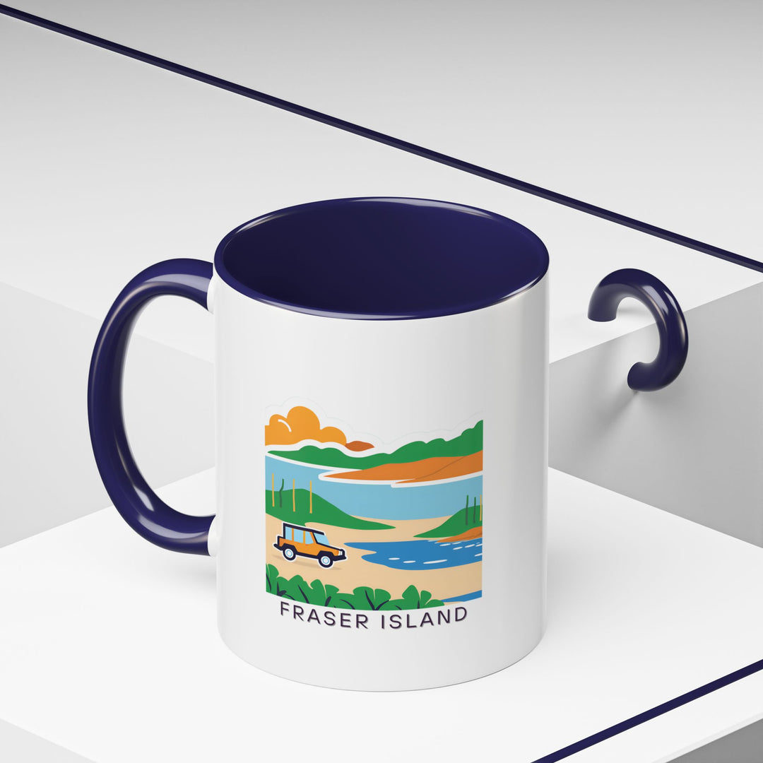 The Fraser Island mug celebrates the island’s beaches and rainforests with detailed artwork. Durable and dishwasher-safe, it is perfect for daily use or as a thoughtful gift for fans of Fraser Island.