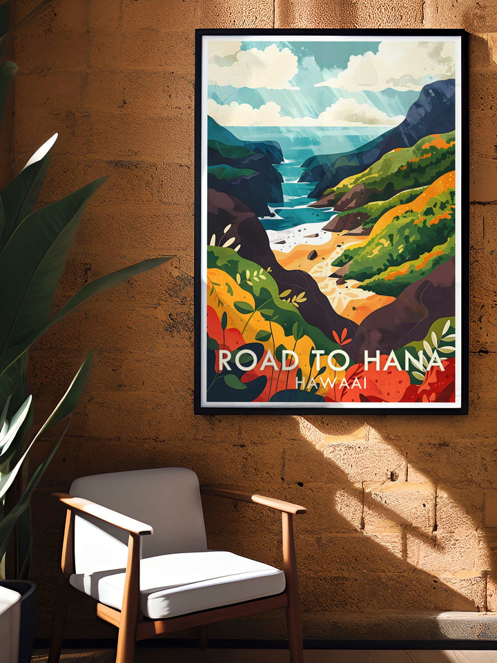 Wainapanapa State Park Stunning Prints bringing the dramatic coastal vistas and black sand beaches of Hawaii into your home ideal for creating a tranquil and inspiring environment