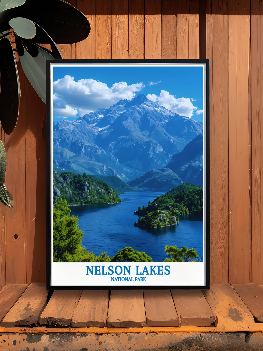 Exquisite Lake Rotoiti calm waters and scenic views home decor piece capturing the pristine beauty and tranquility of this South Island destination perfect for adding a touch of natural elegance to any room in your home.