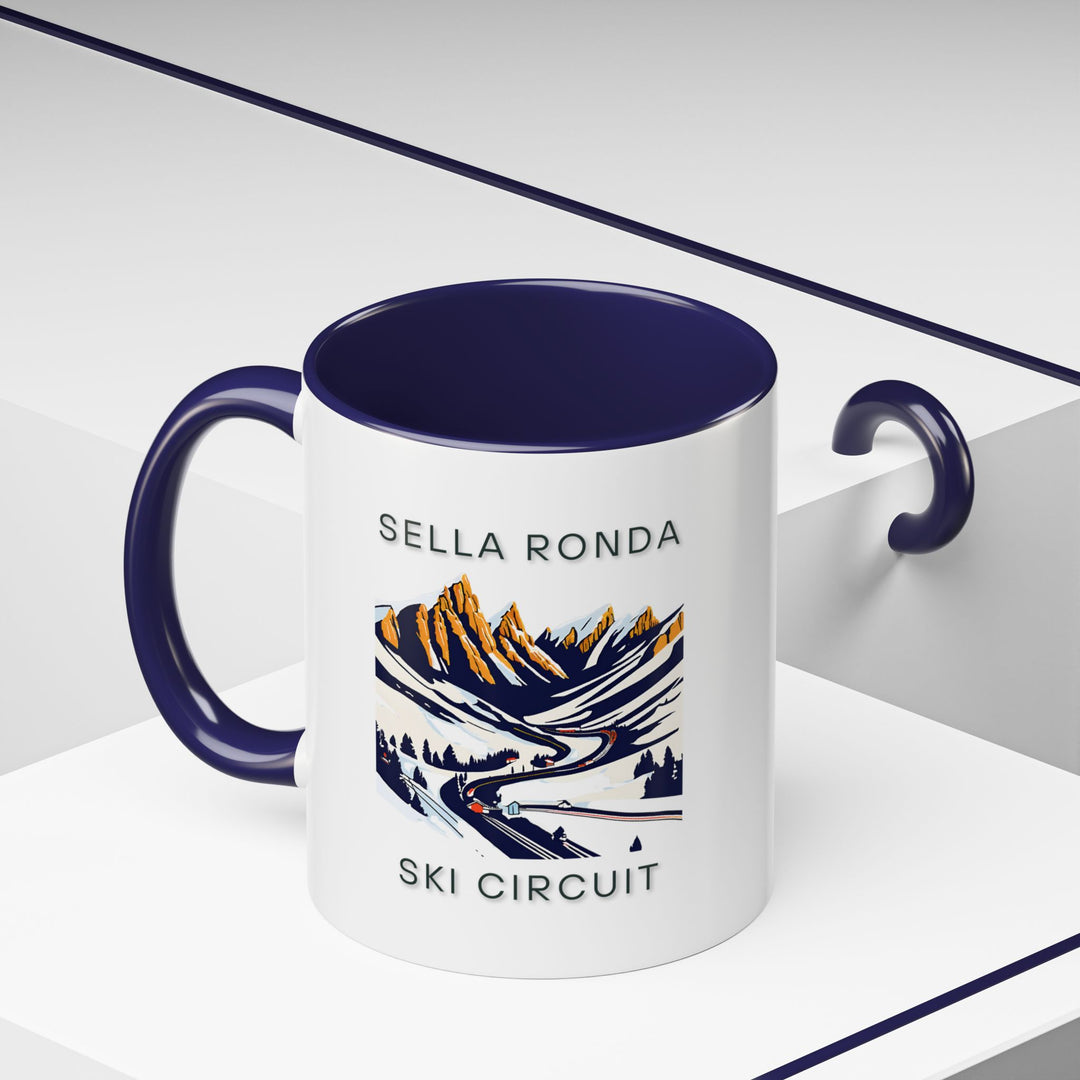 Bring home a piece of Italy with this beautifully crafted Sella Ronda mug showcasing the regions picturesque landscapes. Made from high-quality ceramic, dishwasher and microwave safe, perfect for daily use or as a thoughtful gift for friends and family who love mountain adventures.