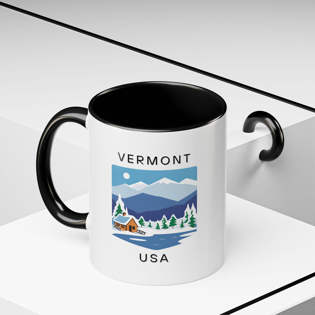 Enjoy Vermont’s scenic beauty with this Vermont USA mug. Featuring stunning artwork of Vermont’s landscapes, it’s perfect for coffee or tea. Dishwasher and microwave safe, making it easy to enjoy every day.