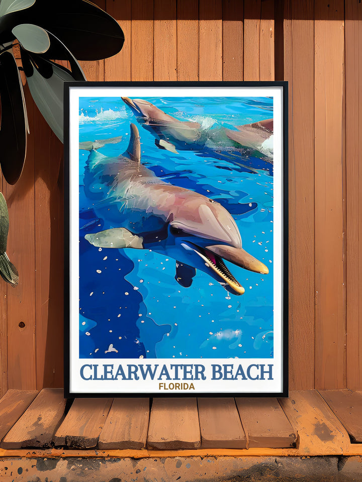 Transform your space with Clearwater Marine Aquarium wall art. Ideal for Florida decor lovers, this artwork showcases detailed marine life and vibrant ocean colors, adding a fresh coastal touch to any room. Perfect as a travel gift or home decor.