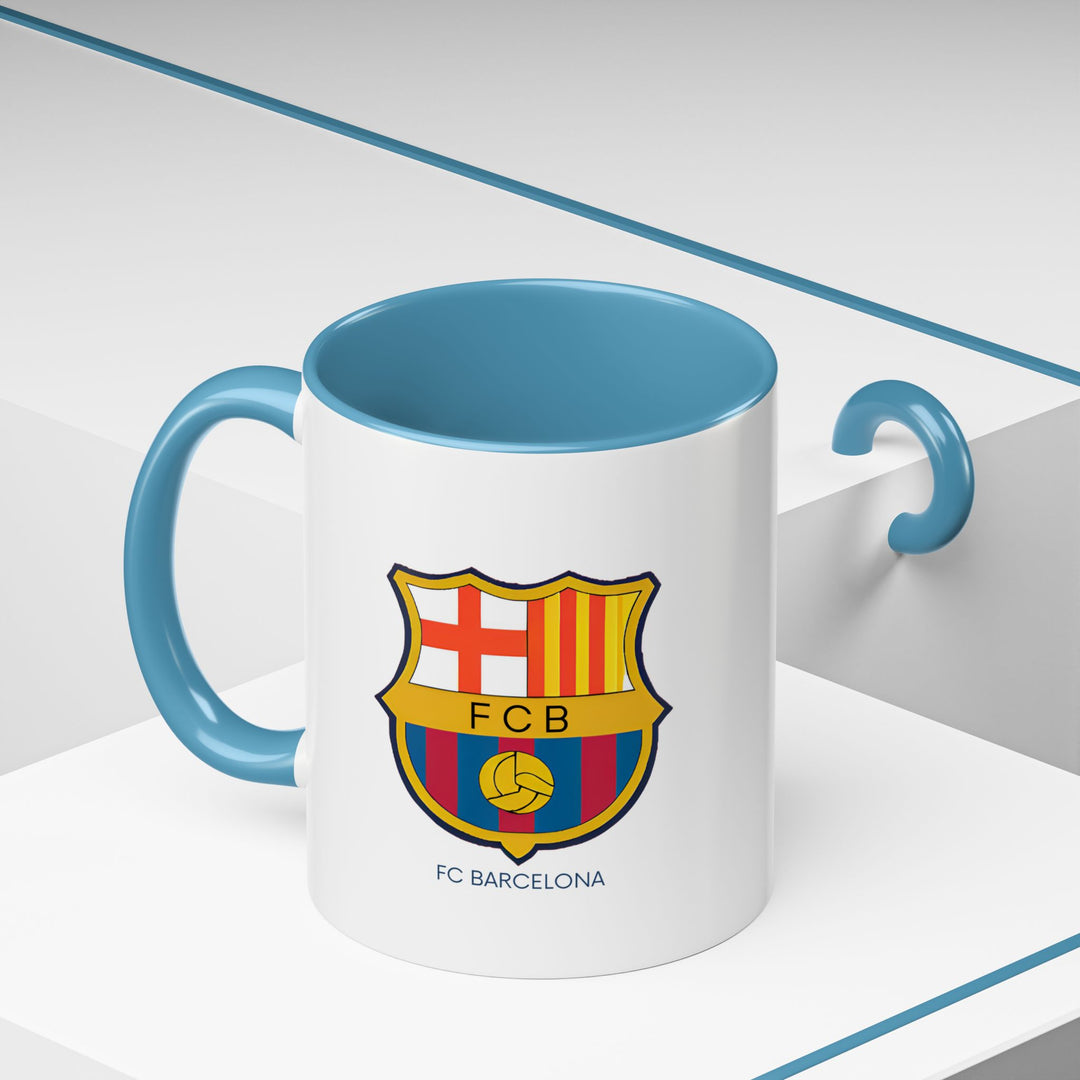 Bring the energy of FC Barcelona into your home with this stylish mug. Featuring vibrant artwork inspired by the club, it is dishwasher-safe and ideal for hot beverages, making it perfect for fans.