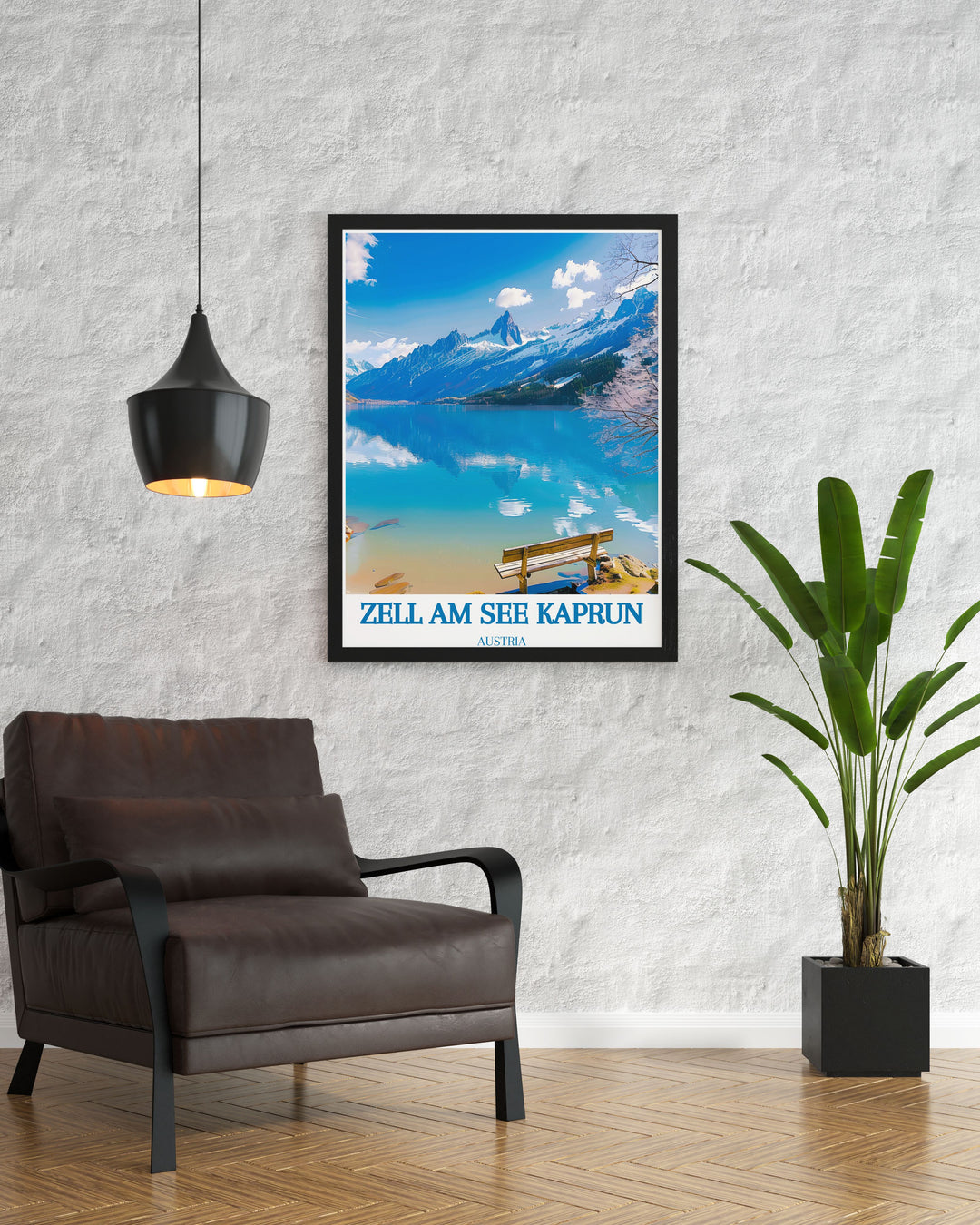 Beautiful canvas art of Zell am See, Austria. This artwork captures the picturesque landscapes, including the snow covered mountains, pristine lake, and vibrant village, bringing the enchanting beauty of the Austrian Alps into your home decor. The vivid colors and fine details make this piece a perfect addition to any art collection, celebrating the scenic charm of Zell am See.