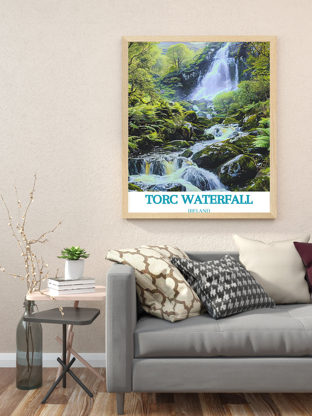 Embrace the lush landscapes and enchanting charm of Killarney National Park with this exquisite travel poster.