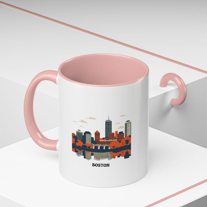 A beautifully crafted Boston Mug with vibrant artwork showcasing the charm of Boston’s landmarks and culture. Dishwasher and microwave safe, this durable ceramic mug is perfect for everyday use or gifting to Boston fans.