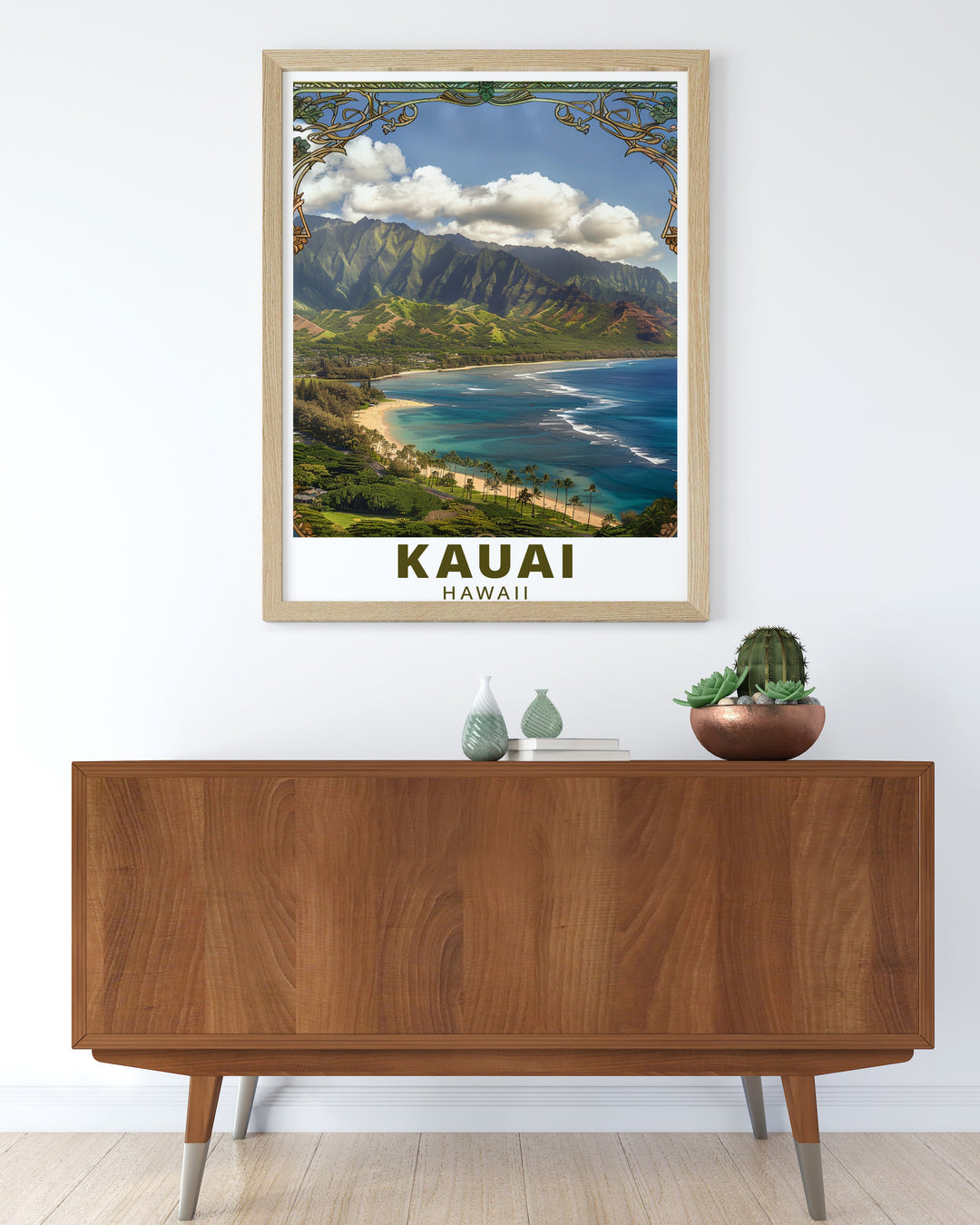 Featuring the stunning landscapes of Hanalei Bay, this Kauai canvas print offers a unique and colorful addition to your home décor. Ideal for gifts, this Hawaii travel art brings the beauty of the island into your living space with rich detail and fine design.