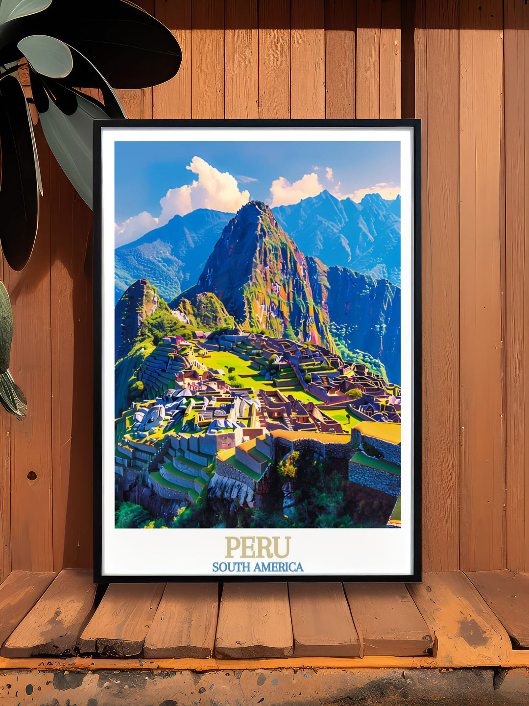 Captivate your space with Peru black and white prints showcasing the charm of Machu Picchu ideal for modern prints and fine line art