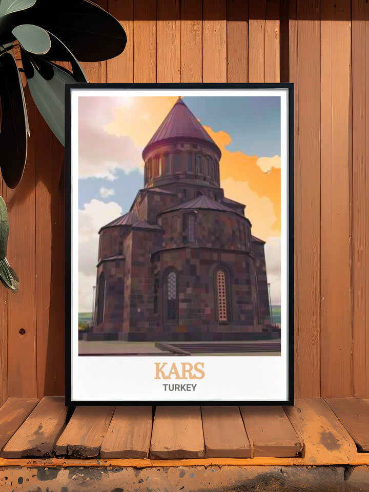 Elevate your home with Church of the Holy Apostles wall art from Turkey these stunning prints showcase the architectural brilliance of this Kars landmark creating an inspiring and culturally rich addition to any room ideal for sophisticated home decor