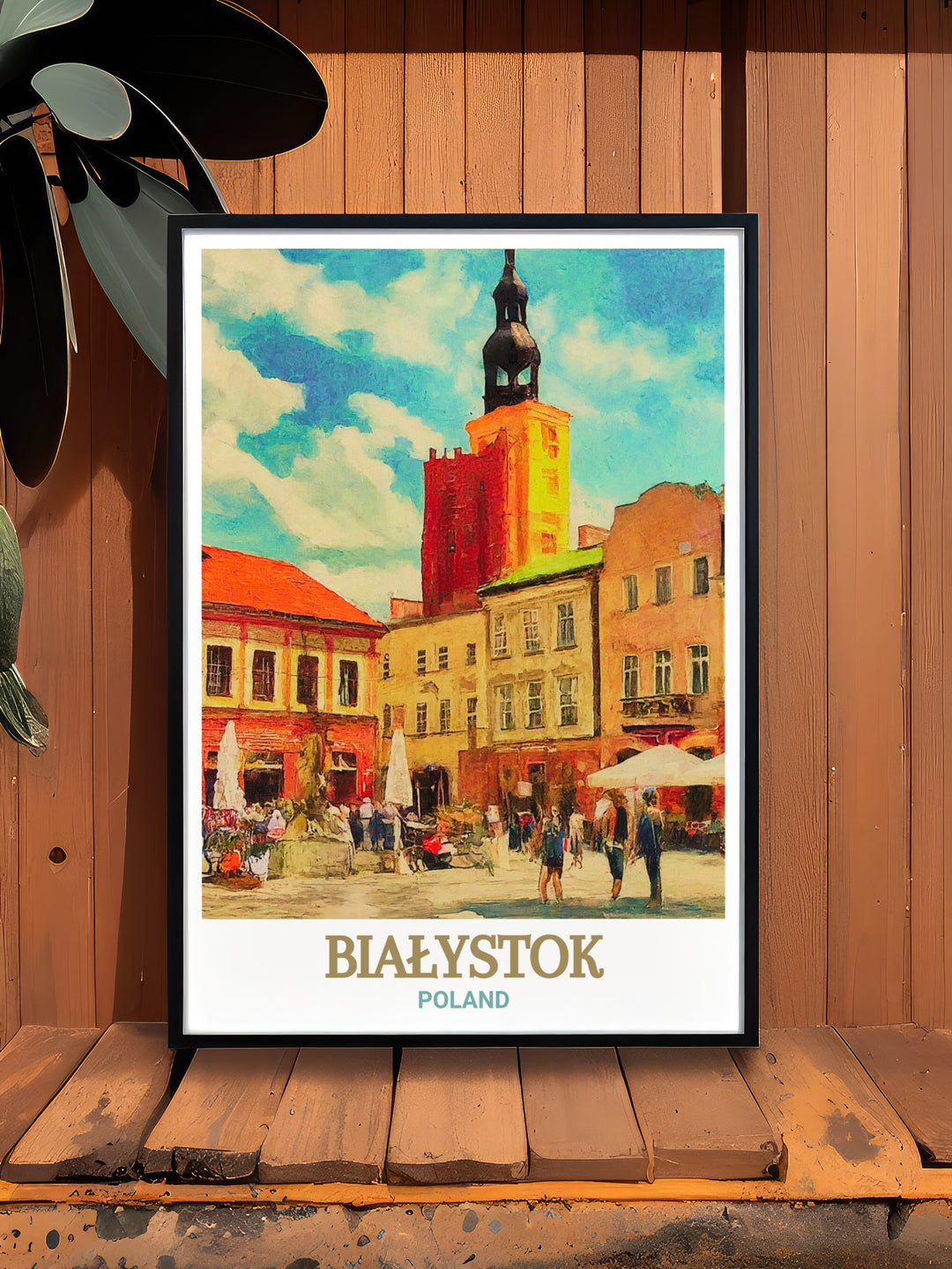 Poland Framed Art featuring Kościuszko Market Square offers a stunning depiction of Białystoks lively square. This framed artwork is ideal for those who appreciate European landmarks and want to celebrate the cultural richness of Poland in their home.