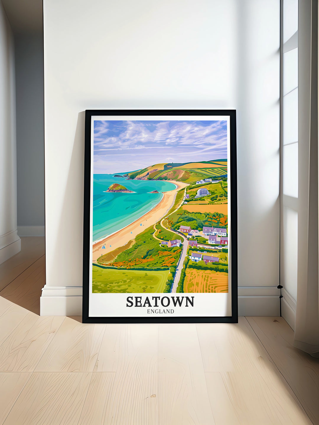 Seatown Beach Decor and Eype Beach Modern Prints capture the tranquil beauty of Dorsets coastline Perfect for home decor these stunning art prints of Seatown and Eype Beach bring a coastal vibe to any space ideal for beach lovers and travel enthusiasts