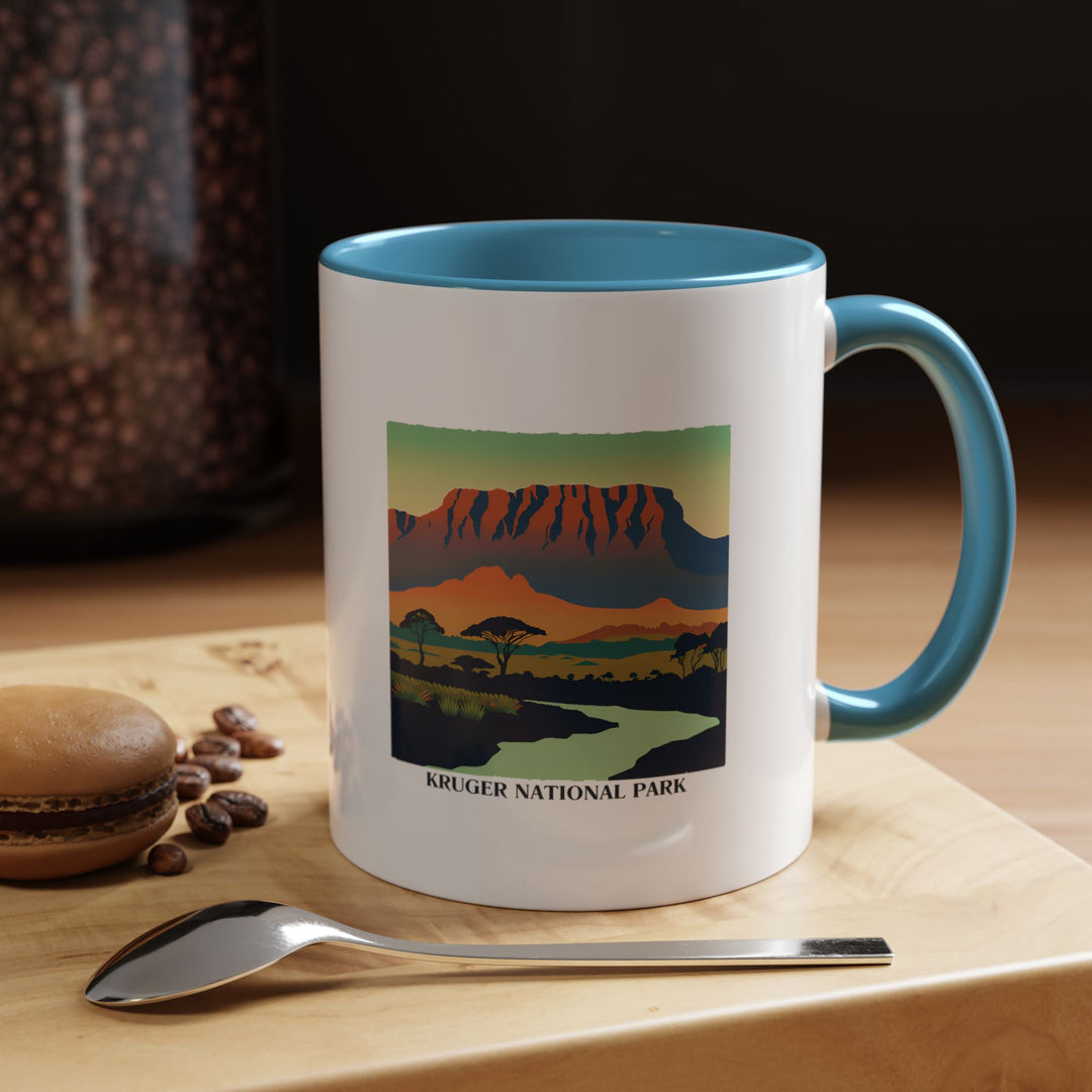 Celebrate the beauty of Kruger National Park with this mug featuring detailed artwork of African wildlife. Perfect for your favorite hot beverage, it’s durable, dishwasher-safe, and microwave-friendly. A meaningful gift for nature and wildlife lovers.