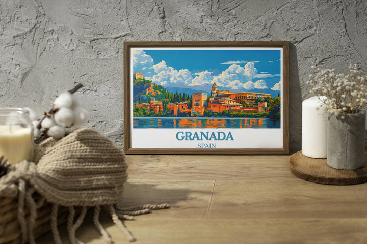 Elevate your decor with stunning Granada Prints, showcasing iconic landmarks and vibrant scenes from this historic Spanish city.