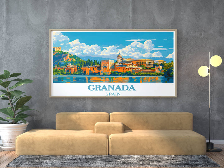 Celebrate the spirit of Granada with our captivating Granada Poster, a tribute to the citys rich heritage and architectural marvels.