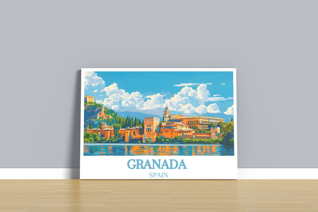 Add a touch of Spanish elegance to your home with vibrant Granada Spain Art, perfect for infusing any space with Andalusian flair.