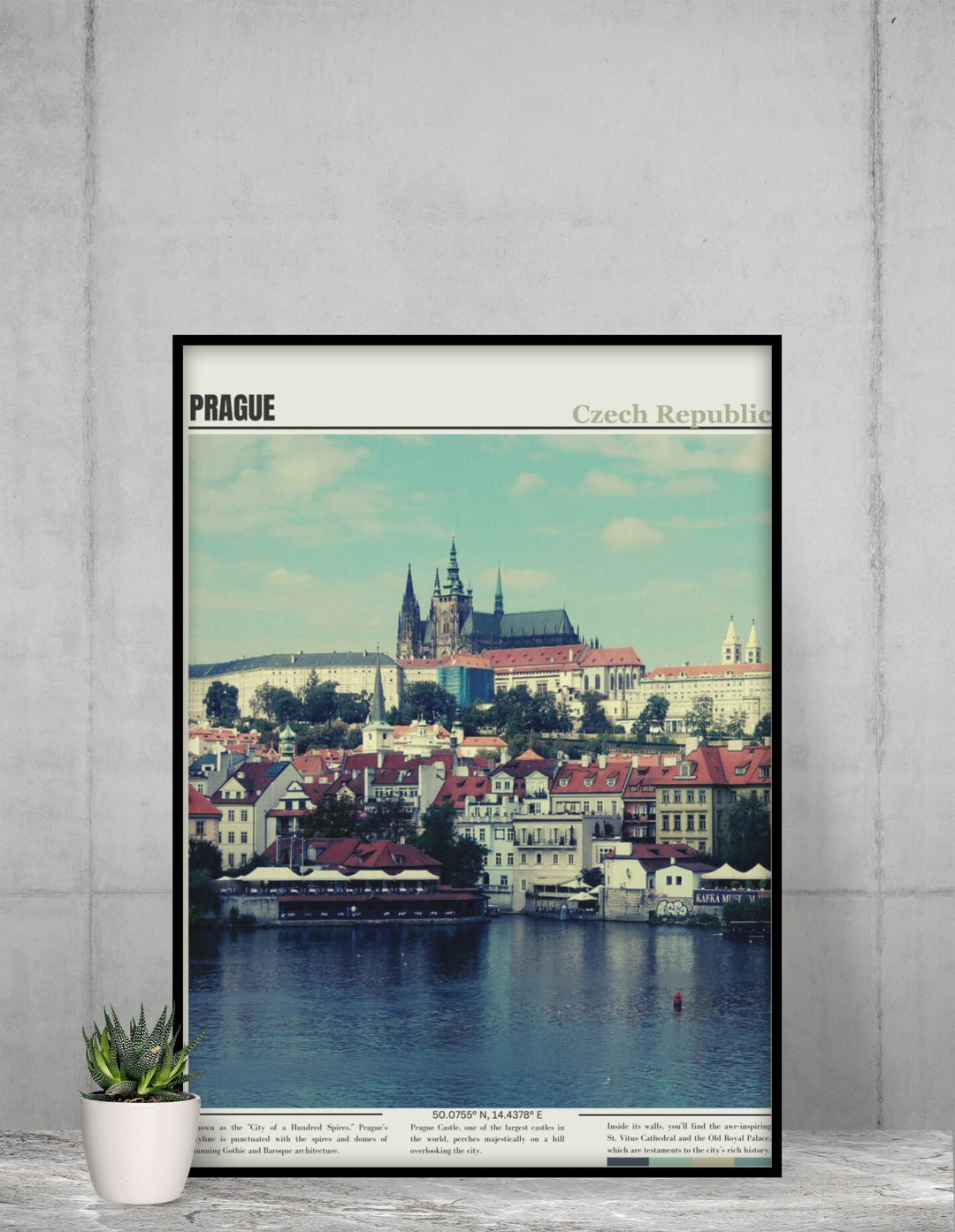 Transform your decor with a captivating Prague print and art. Celebrate the essence of Prague, Czech Republic, through these artworks, making them ideal additions to your decor, infusing your space with the charm and culture of this historic city