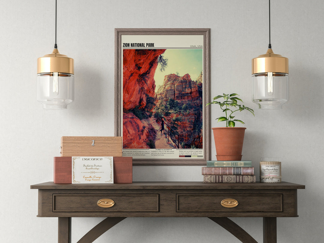 Zion National Park Poster, Zion Print, Zion Photo, Zion Travel Poster, Zion Poster, Zion Art Print, Zion Art, Zion Wall Art, Zion