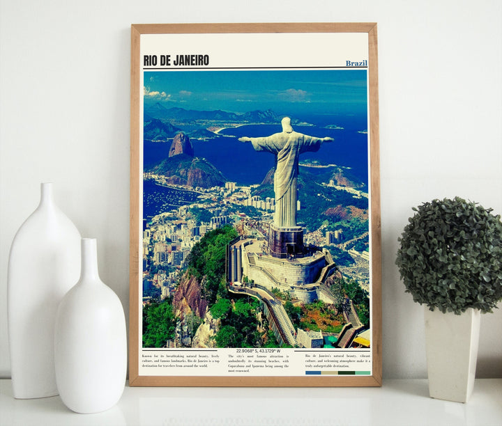 Elevate your decor with captivating Rio de Janeiro wall art, poster, and print. Celebrate the beauty of Rio de Janeiro through these artworks, making them ideal additions to your decor, infusing your space with the essence of this vibrant city