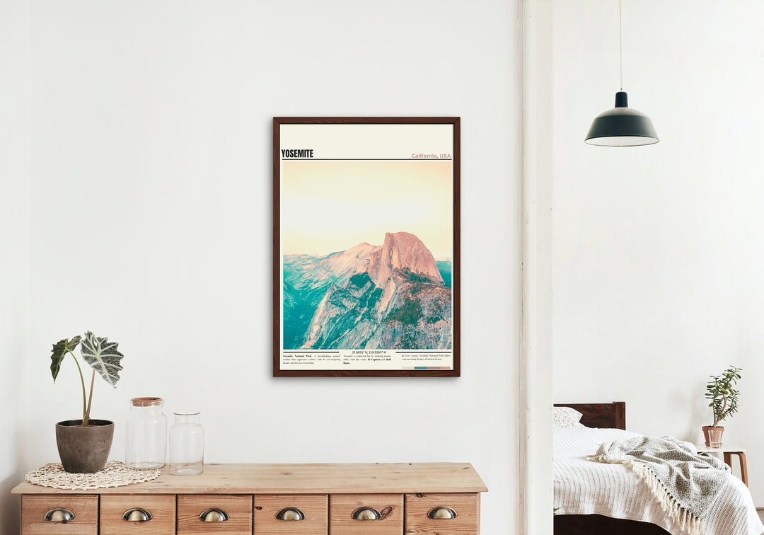 Create a serene sanctuary with Yosemite Wall Art, a visual ode to the park&#39;s majestic landscapes