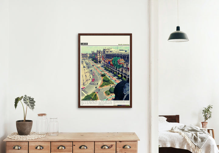Capture the essence of Mexico with this exquisite Mexico Art Poster - A thoughtful housewarming gift