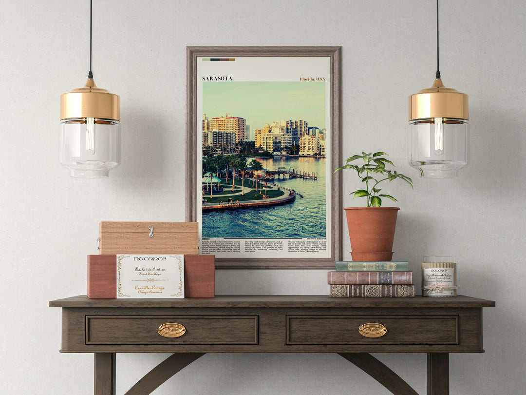 Captivating Sarasota Art - A striking Sarasota print for your home