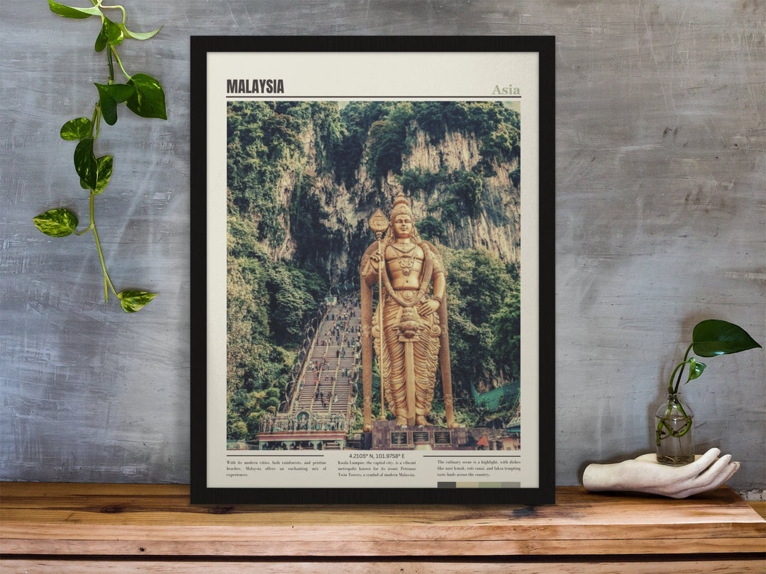 Enhance your decor with captivating Malaysia prints and art. Celebrate the beauty and culture of Malaysia through these artworks, making them perfect additions to your decor, infusing your space with the essence of this diverse and vibrant country
