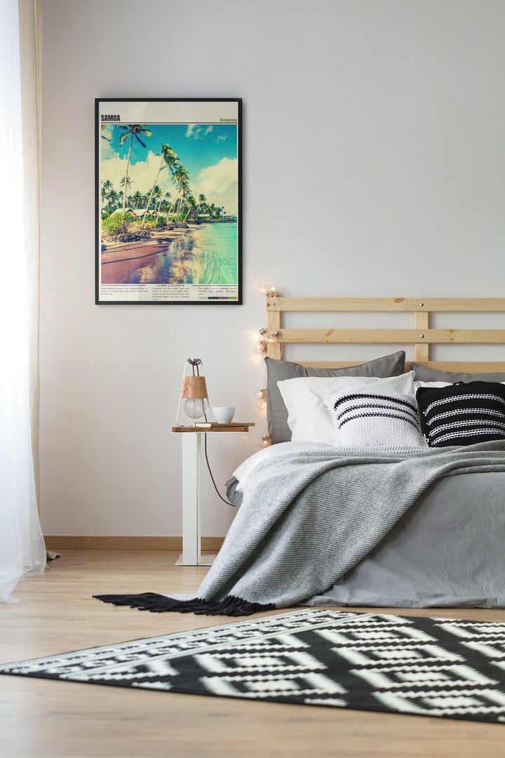 Elevate your decor with captivating Samoa prints, wall art, and travel posters. Celebrate the beauty and culture of Samoa, including American Samoa, through these artworks, infusing your space with the essence of these vibrant island destinations