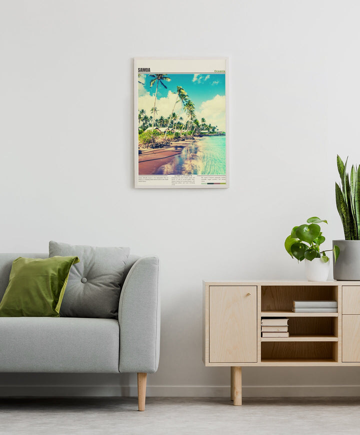 Elevate your decor with captivating Samoa prints, wall art, and travel posters. Celebrate the beauty and culture of Samoa, including American Samoa, through these artworks, infusing your space with the essence of these vibrant island destinations