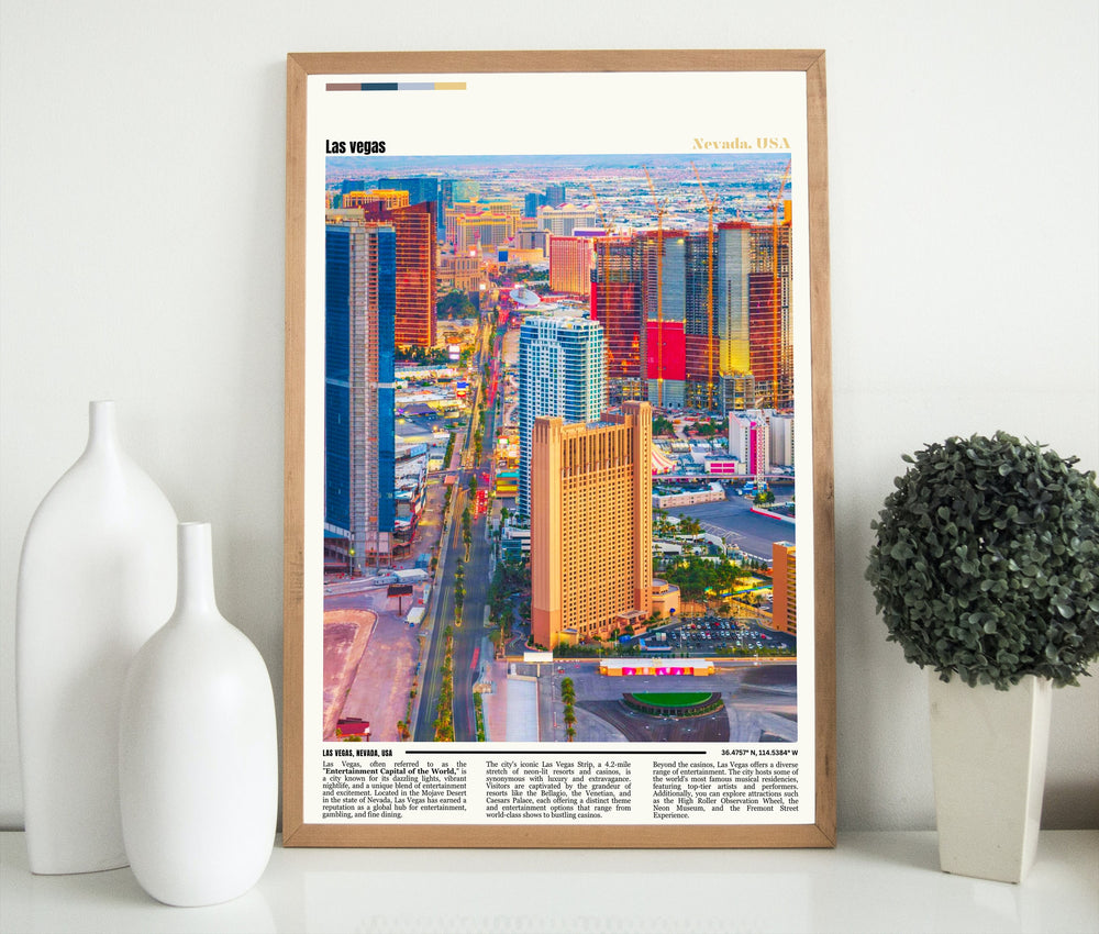 Nevada Print, a remarkable piece showcasing the state&#39;s natural beauty and urban charm, captivates art enthusiasts with its stunning portrayal of Nevada&#39;s diverse landscapes and cityscapes.