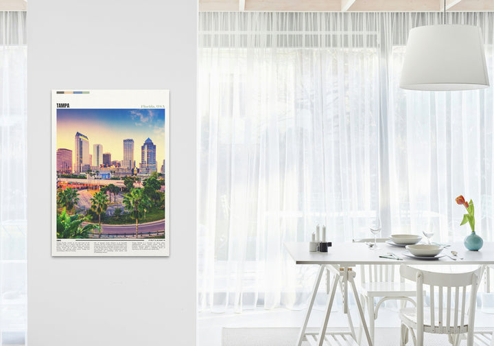 Experience the spirit of Tampa, Florida with this captivating Housewarming Gift choice
