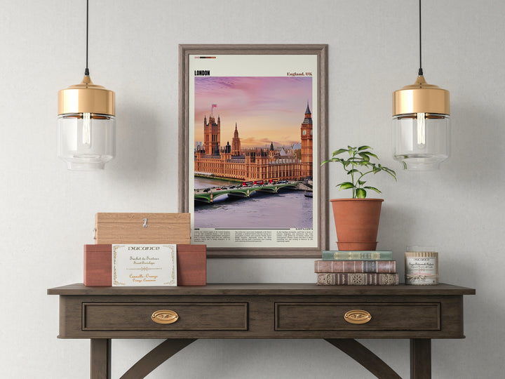 London Art Print - Stunning England Wall Decor, Perfect Housewarming Gift