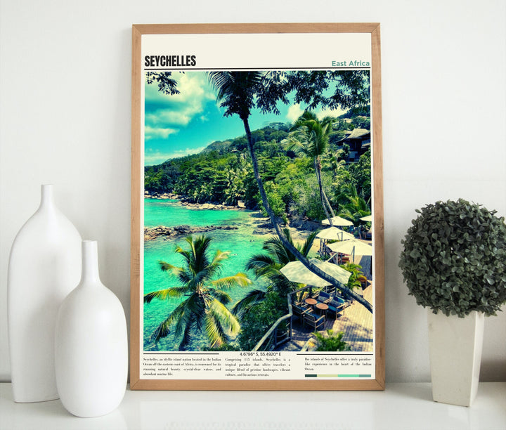 Seychelles Travel Poster, Seychelles Art, Seychelles Art Print, Seychelles Print, Seychelles Photo, Seychelles Poster, Seychelles