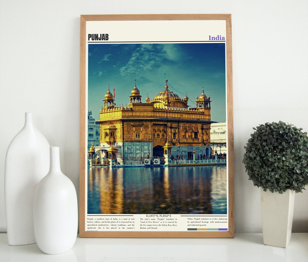 Elevate your decor with captivating Punjab and Amritsar prints and art. Celebrate the essence of Punjab, India, and the charm of Amritsar, infusing your space with the rich culture and beauty of these vibrant regions, perfect for your decor