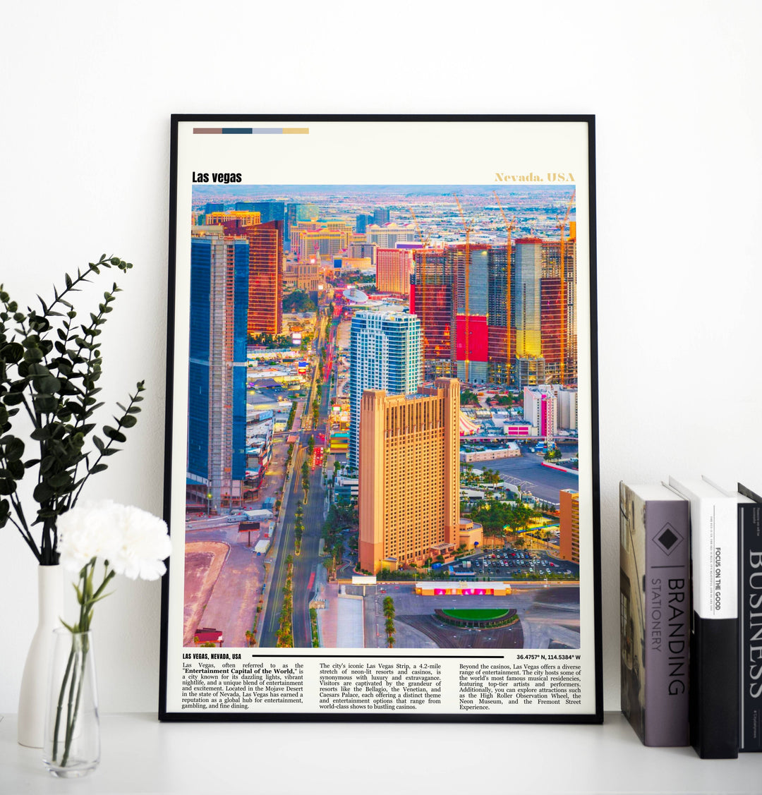 Explore the pulsating nightlife of Las Vegas with this Las Vegas Artwork, a compelling visual narrative that encapsulates the essence of the citys after-dark allure.