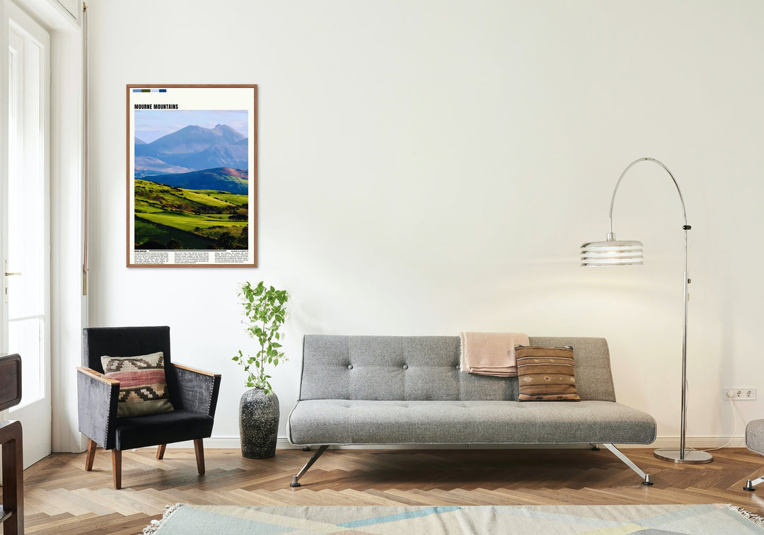 Lecale Peninsula Beauty Framed: A Housewarming Gift Highlighting Northern Ireland&#39;s Splendor and Scenic Wonders