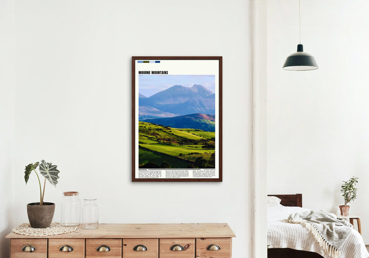 Belfast Frame Enhances the Splendor of the Majestic Mourne Mountains - The Perfect Housewarming Gift