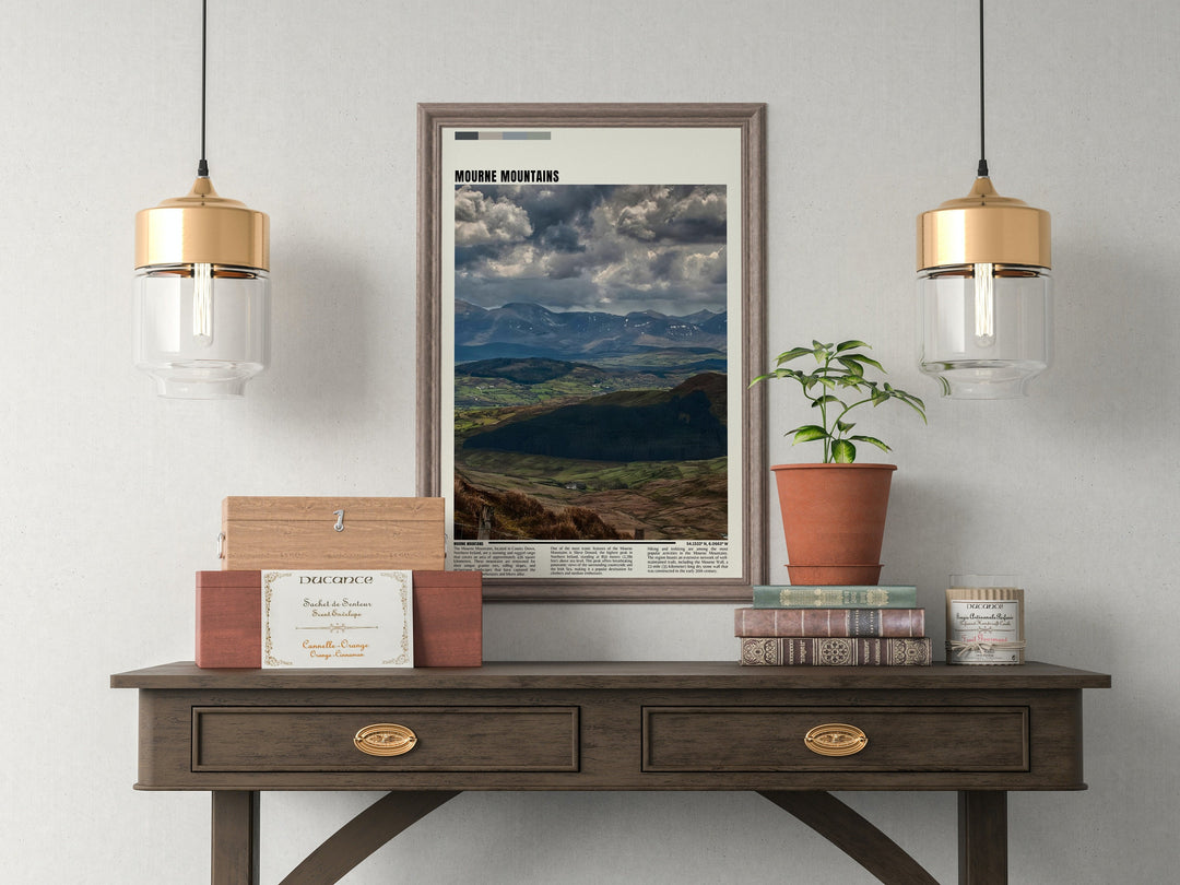 Mourne Mountains Majesty: An Ideal Housewarming Gift for Nature Enthusiasts and Scenery Admirers