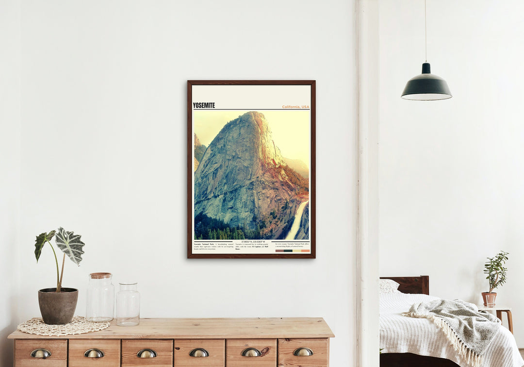 Elevate your decor with the majestic allure of Mountain Wall Art – a Yosemite-inspired masterpiece