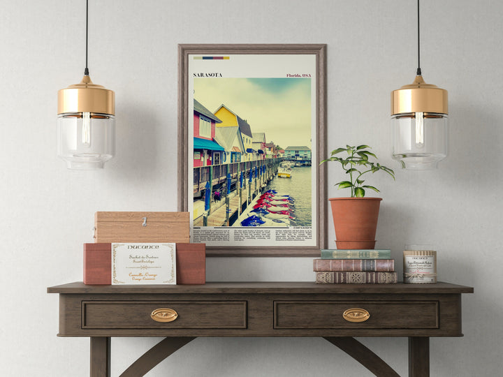 Sarasota Charm - A picturesque Sarasota print for your space