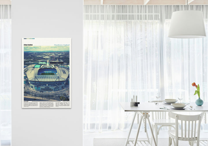 Man City&#39;s pride: Etihad Stadium art – a must-have for football aficionados