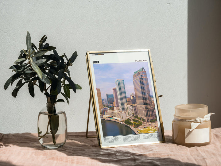 Discover the cultural richness of Tampa, Florida, with this stunning Travel Wall Art, an exceptional piece of Home Décor that enhances your living space with the allure of Tampa