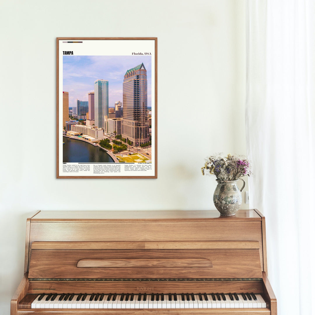 Enhance your living space with a touch of Tampa through this captivating Wall Art Print.